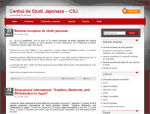 Tablet Screenshot of csj.cc.unibuc.ro
