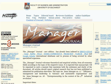 Tablet Screenshot of manager.unibuc.ro