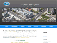 Tablet Screenshot of geo.unibuc.ro