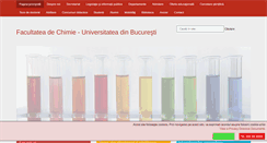 Desktop Screenshot of chimie.unibuc.ro