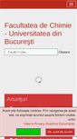 Mobile Screenshot of chimie.unibuc.ro