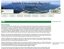 Tablet Screenshot of annalsreview.geo.unibuc.ro